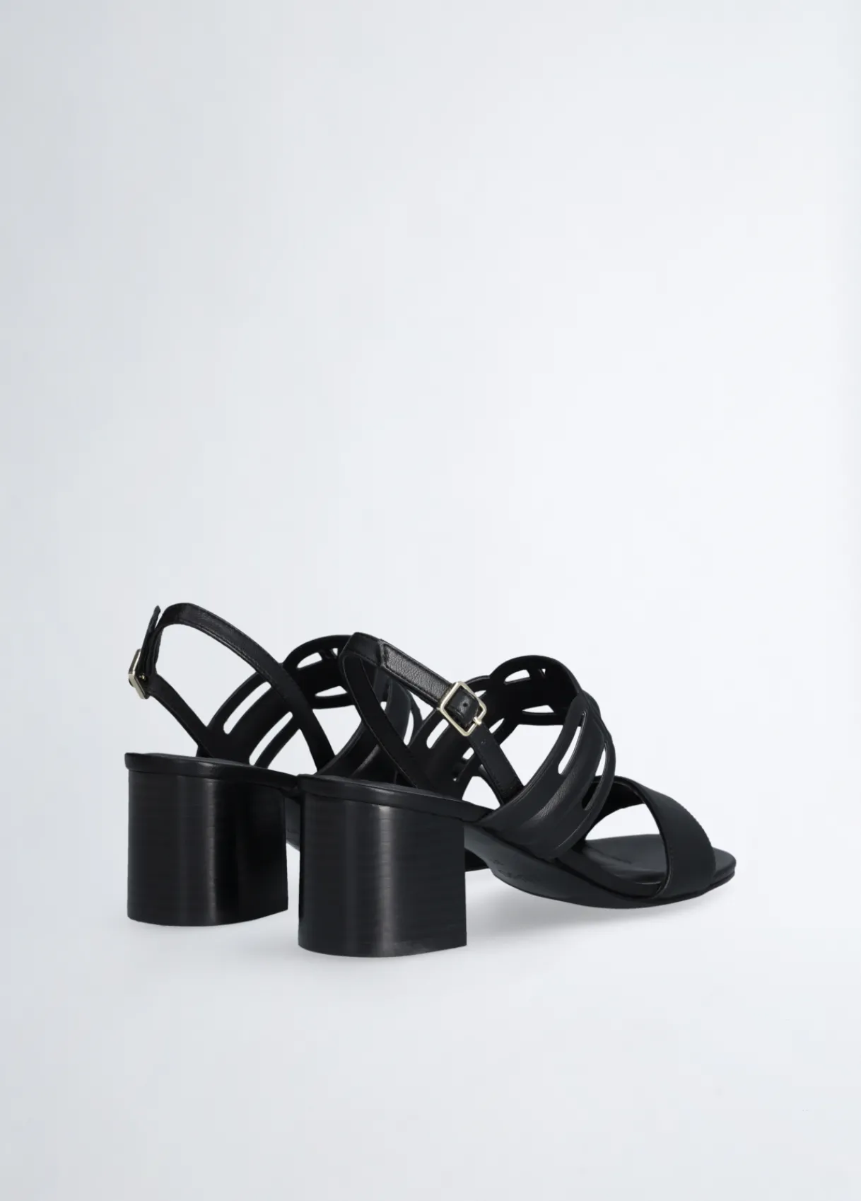 Liu Jo Sandales en cuir à talons larges|Femme Escarpins|Sandales