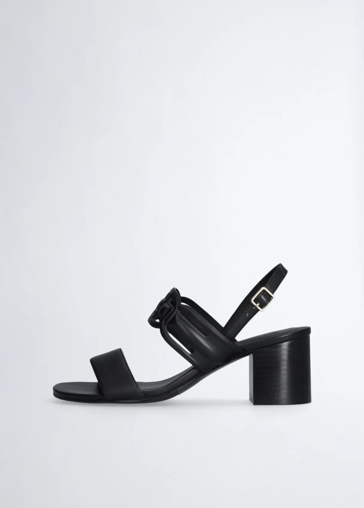 Liu Jo Sandales en cuir à talons larges|Femme Escarpins|Sandales
