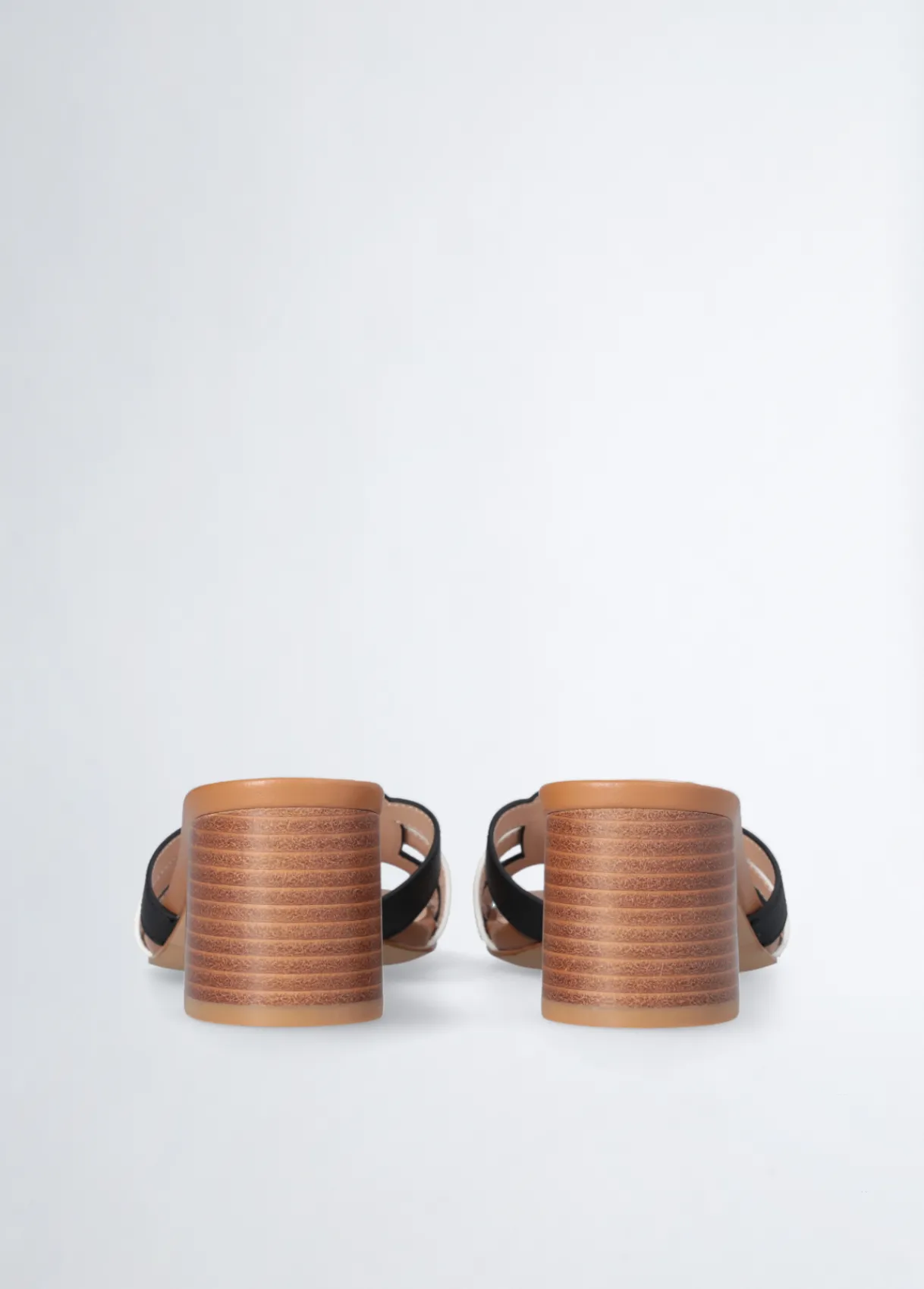Liu Jo Sandales en cuir à talons larges|Femme Escarpins|Sandales