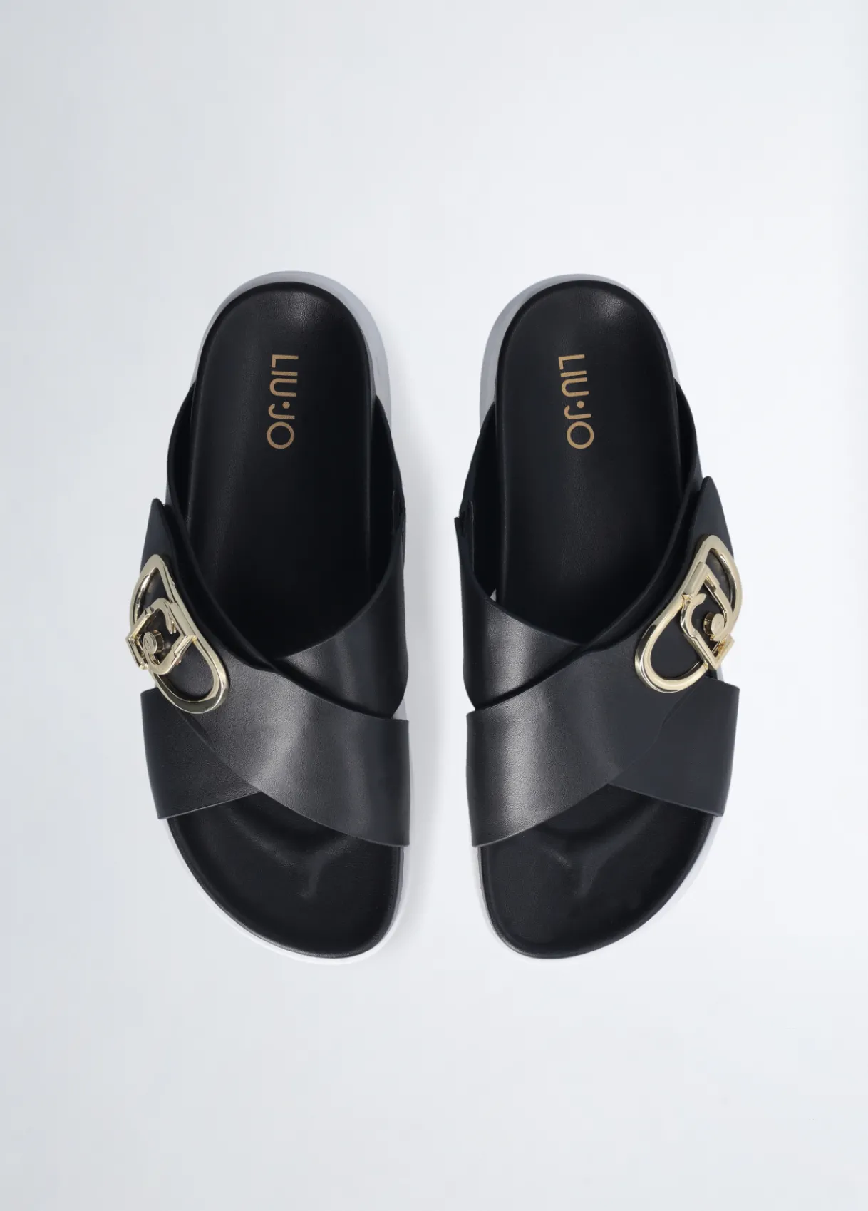 Liu Jo Sandales en cuir avec logo|Enfant Chaussures|Chaussures