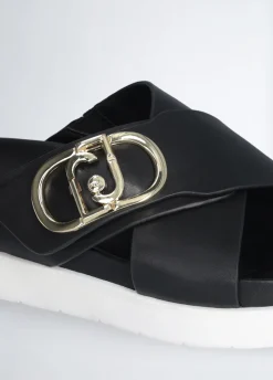 Liu Jo Sandales en cuir avec logo|Enfant Chaussures|Chaussures