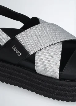 Liu Jo Sandales plateforme croisées|Femme Sandales