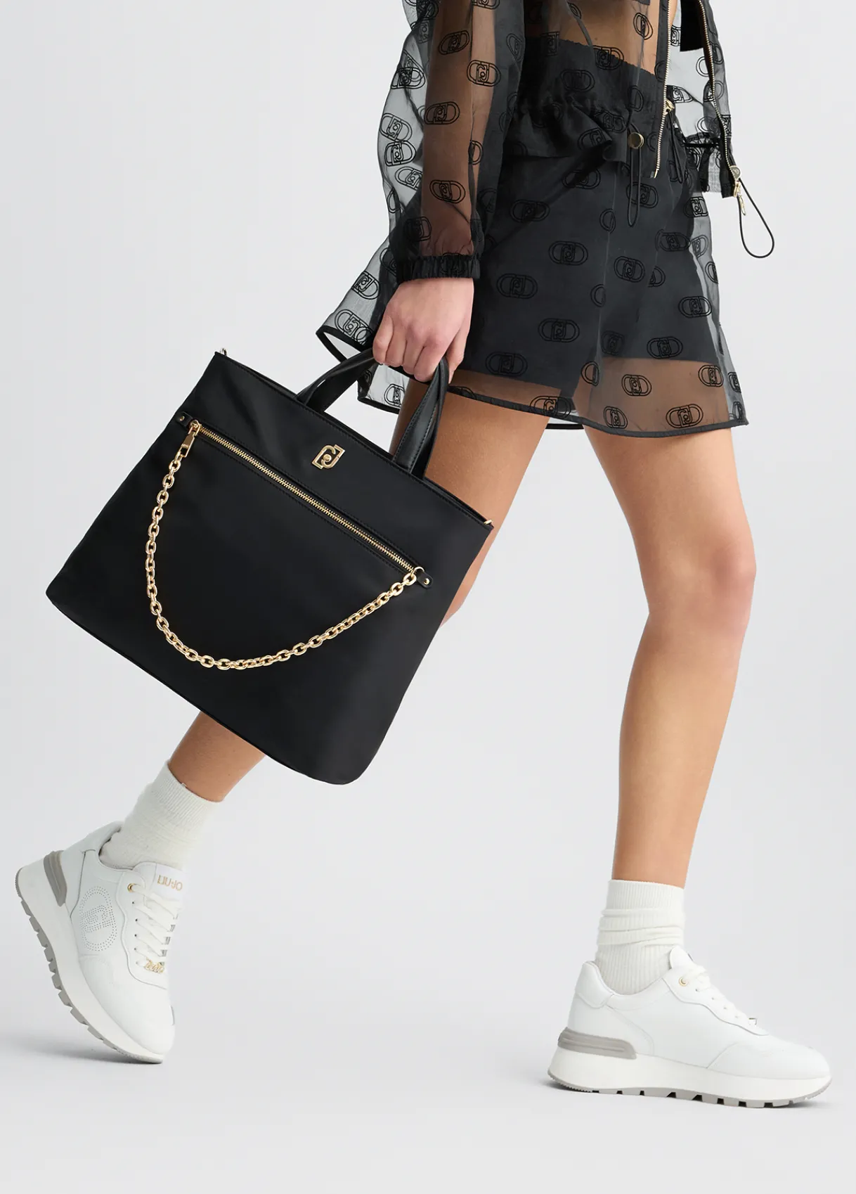 Liu Jo Shopper format moyen en nylon|Femme Sac À Main