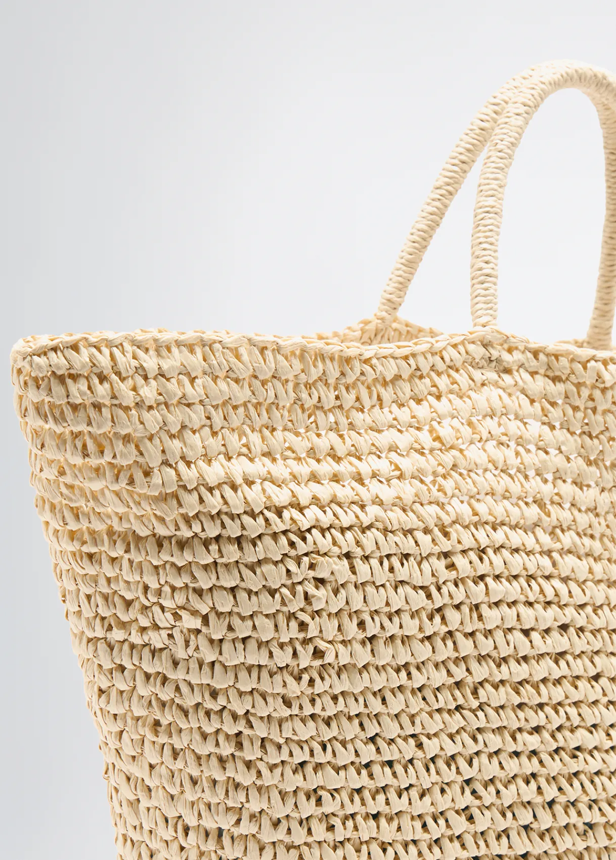 Liu Jo Shopper format moyen en raphia|Femme Sac Shopper|Mode Plage