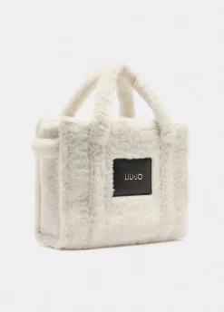 Liu Jo Shopper format moyen en tissu polaire Teddy|Femme Sac Shopper