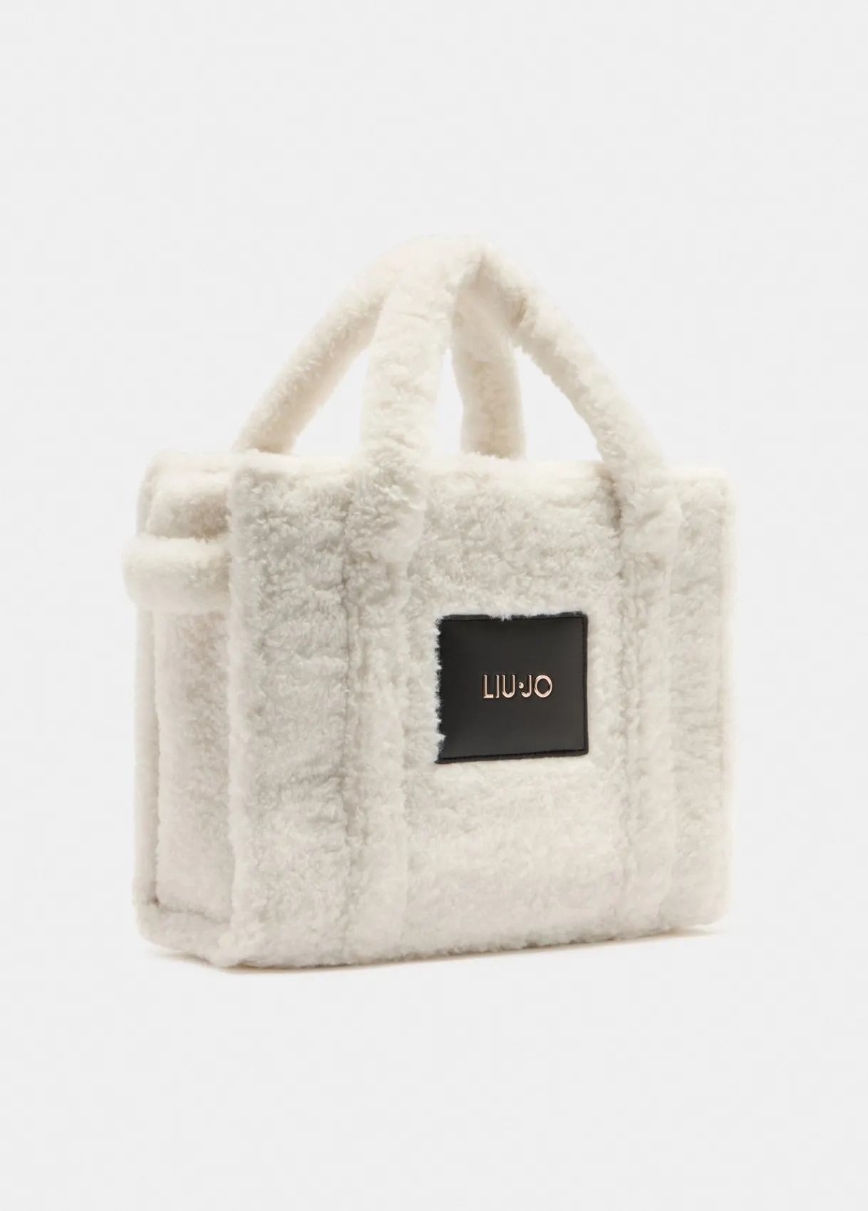 Liu Jo Shopper format moyen en tissu polaire Teddy|Femme Sac Shopper