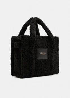 Liu Jo Shopper format moyen en tissu polaire Teddy|Femme Sac Shopper