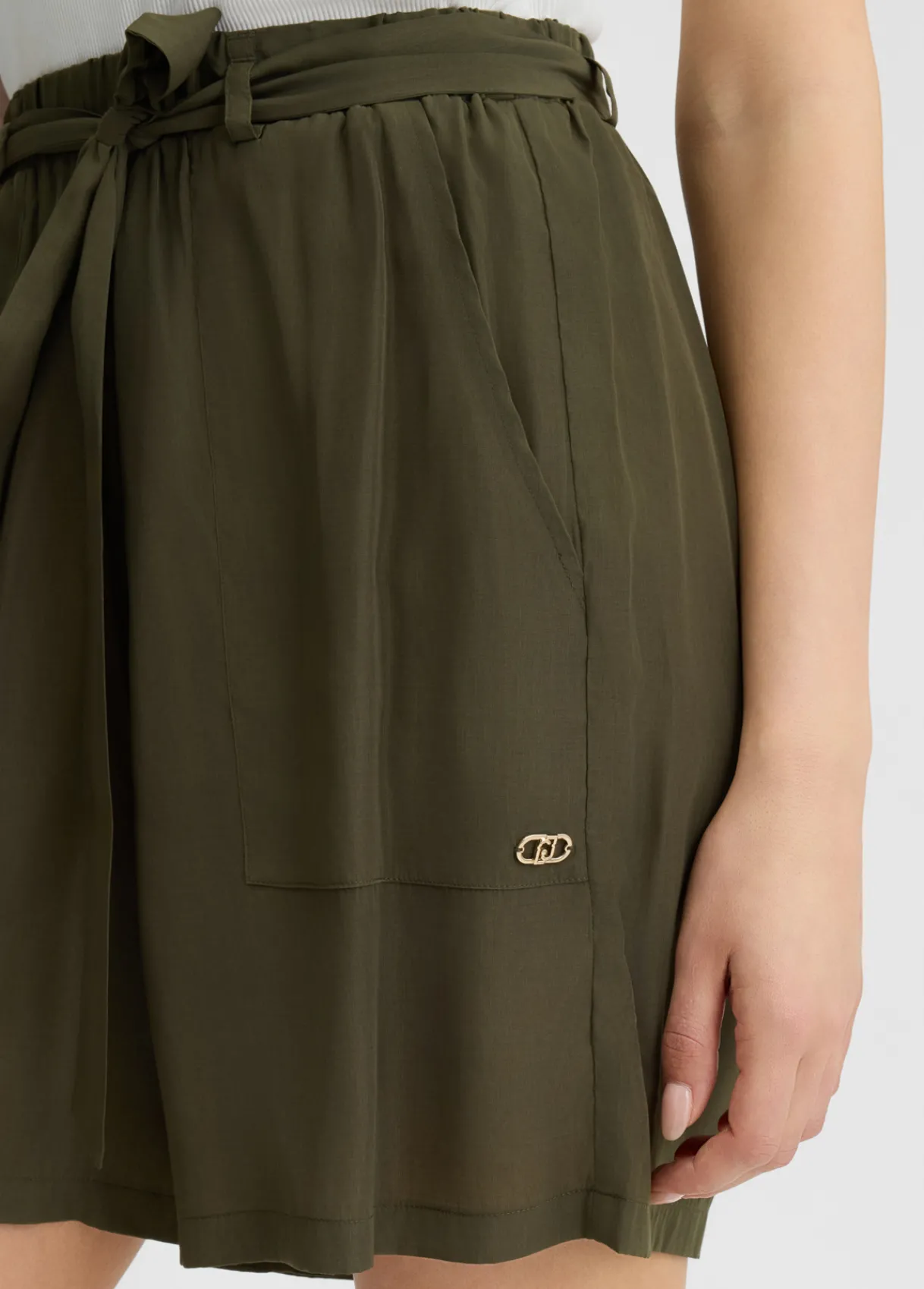 Liu Jo Short avec ceinture|Femme Mode Plage|Pantalons