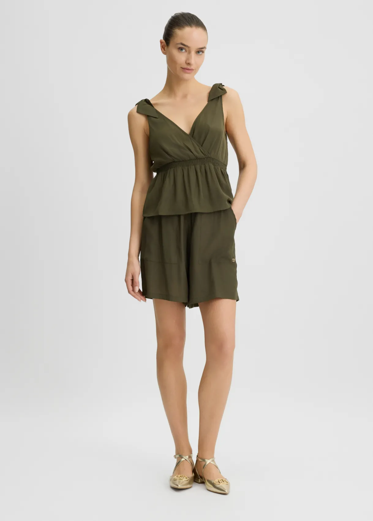 Liu Jo Short avec ceinture|Femme Mode Plage|Pantalons