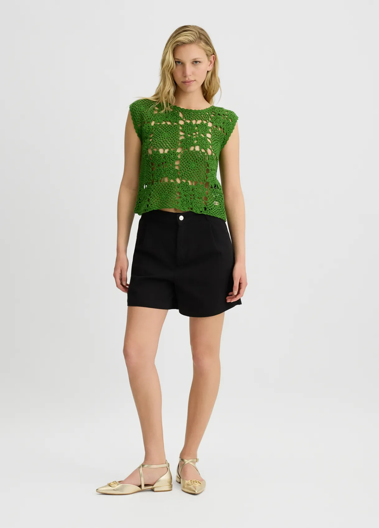 Liu Jo Short en coton|Femme Pantalons