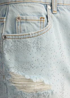 Liu Jo Short en jean avec strass|Femme Pantalons