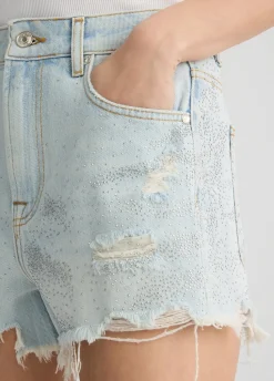 Liu Jo Short en jean avec strass|Femme Pantalons