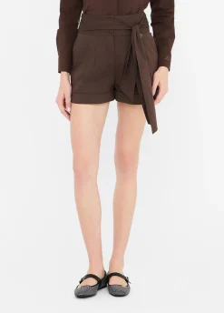 Liu Jo Short en popeline de coton|Femme Pantalons
