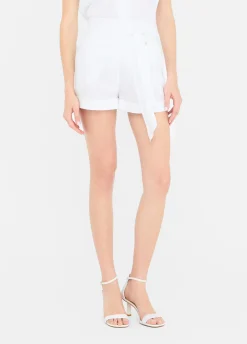 Liu Jo Short en popeline de coton|Femme Pantalons