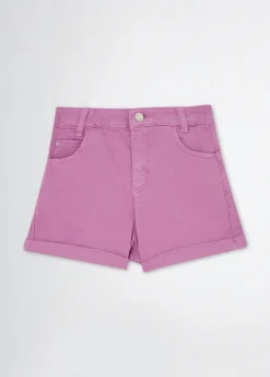 Liu Jo Short taille haute en coton|Enfant Pantalons & Jupes
