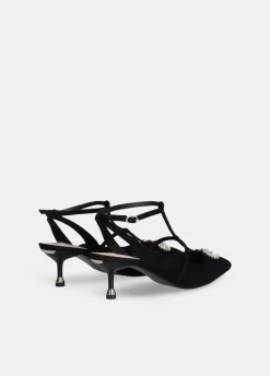 Liu Jo Slingbacks avec logo bijou|Femme Escarpins
