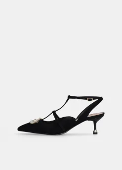 Liu Jo Slingbacks avec logo bijou|Femme Escarpins