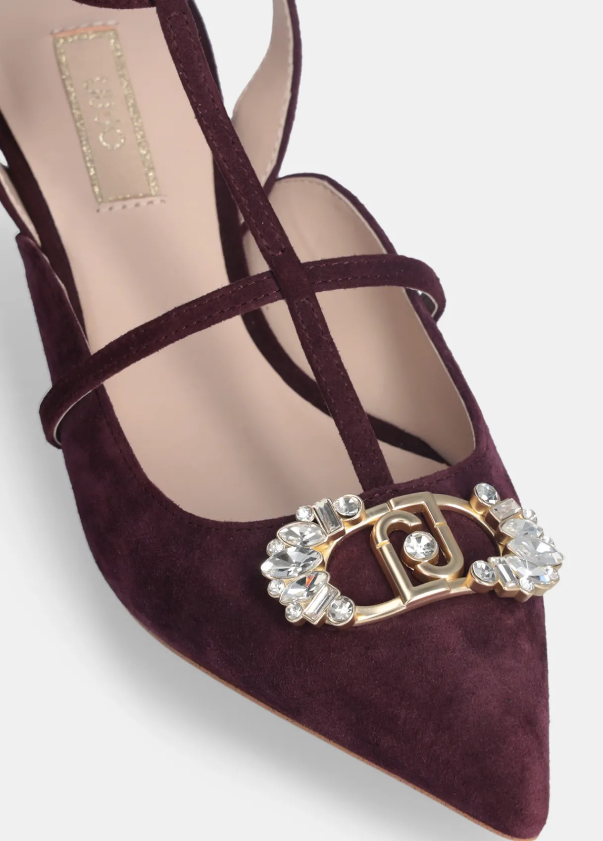Liu Jo Slingbacks avec logo bijou|Femme Escarpins
