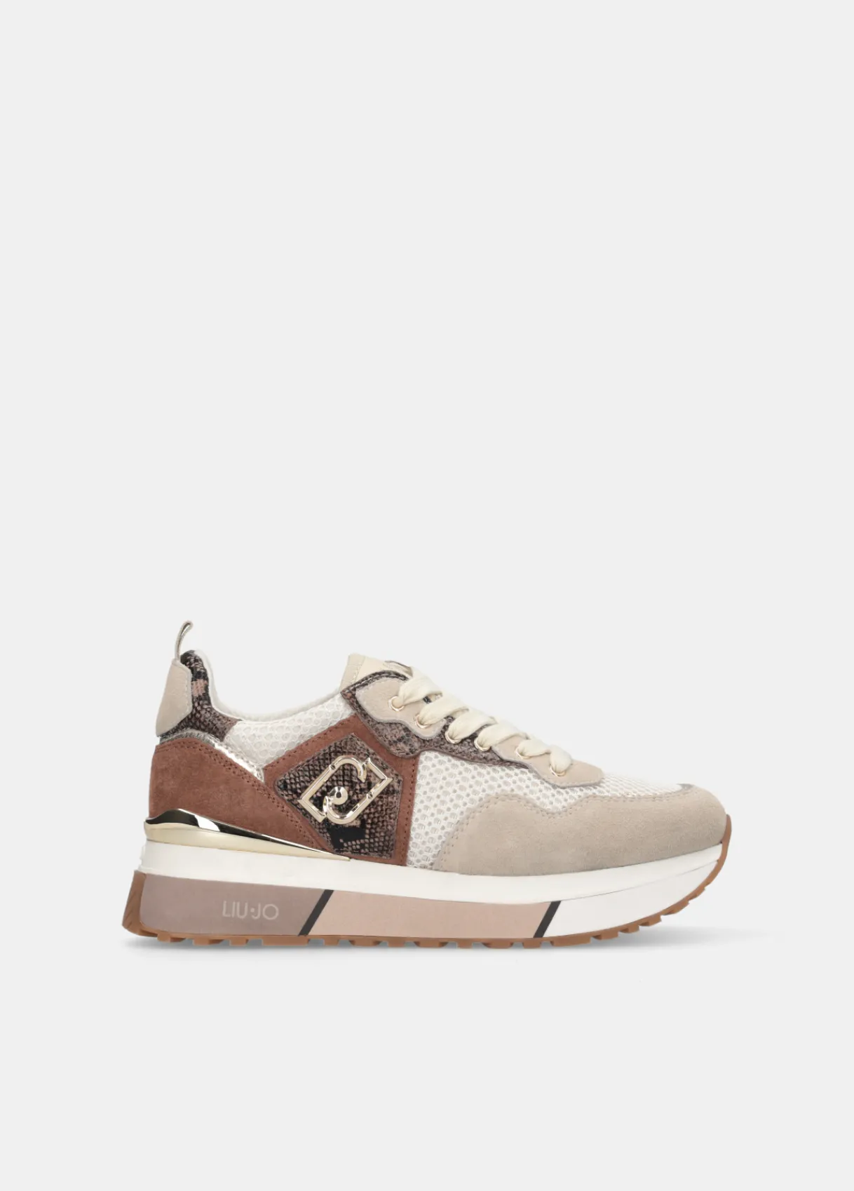 Liu Jo Sneakers à plateforme avec détails python|Femme Sneakers