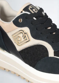 Liu Jo Sneakers à plateforme avec broderies florales|Femme Sneakers