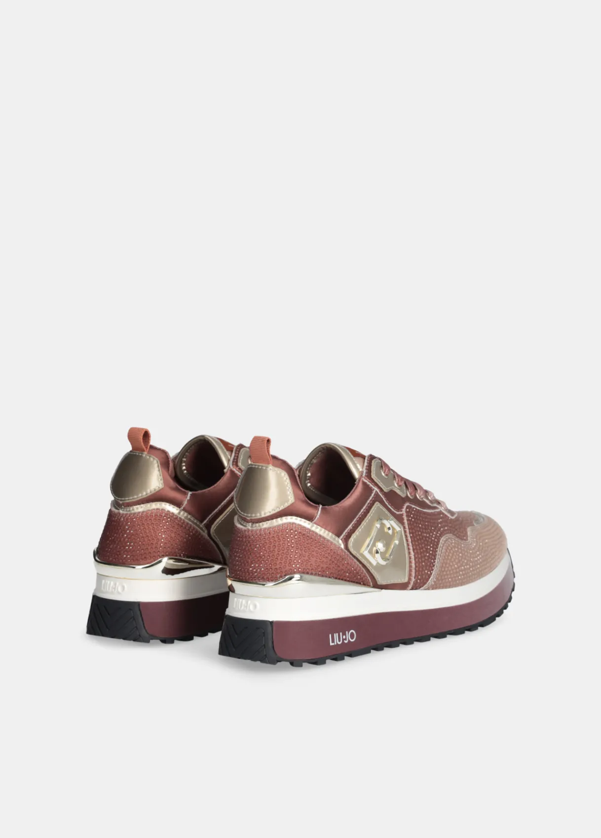 Liu Jo Sneakers à plateforme avec strass all-over|Femme Sneakers