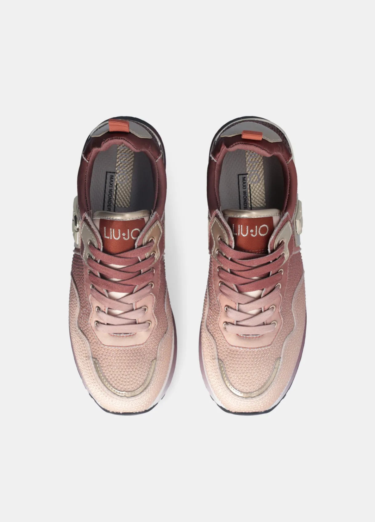 Liu Jo Sneakers à plateforme avec strass all-over|Femme Sneakers