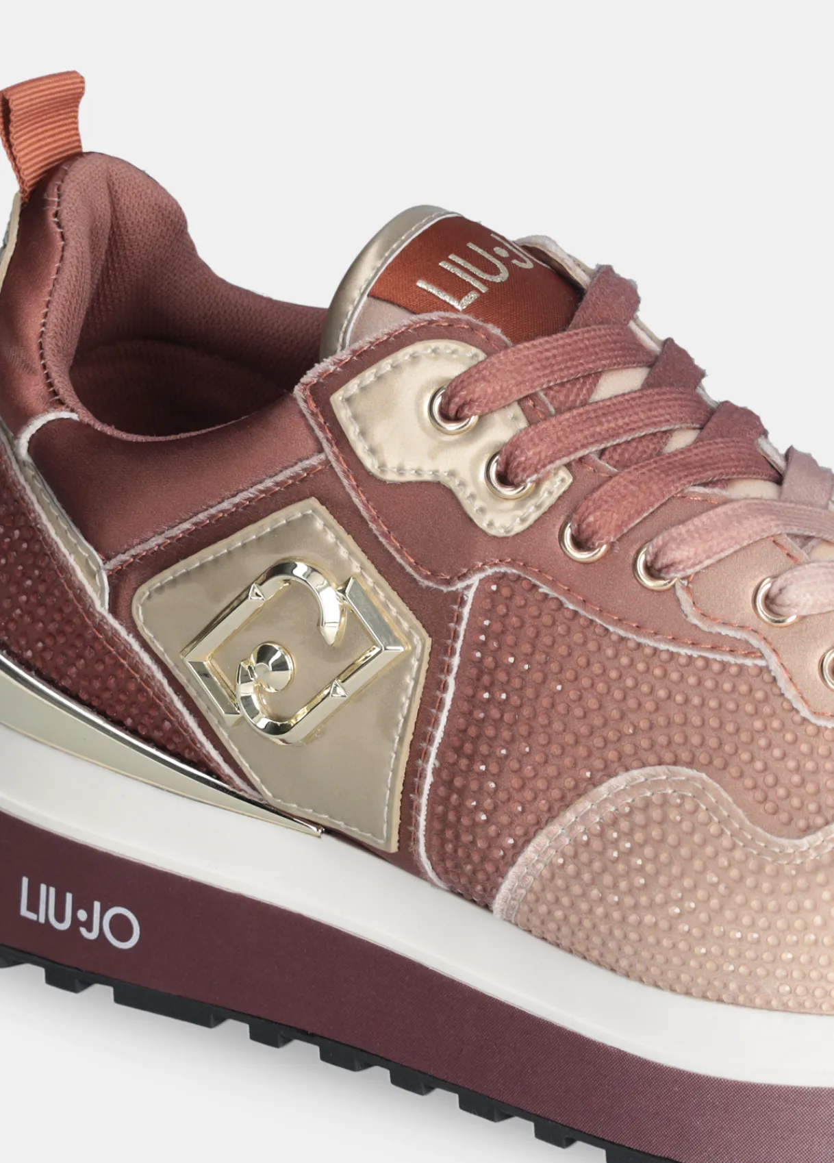 Liu Jo Sneakers à plateforme avec strass all-over|Femme Sneakers