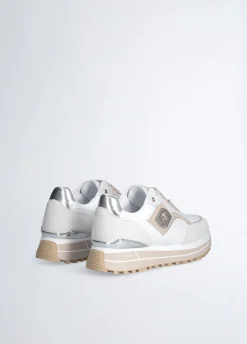 Liu Jo Sneakers à plateforme avec broderies florales|Femme Sneakers