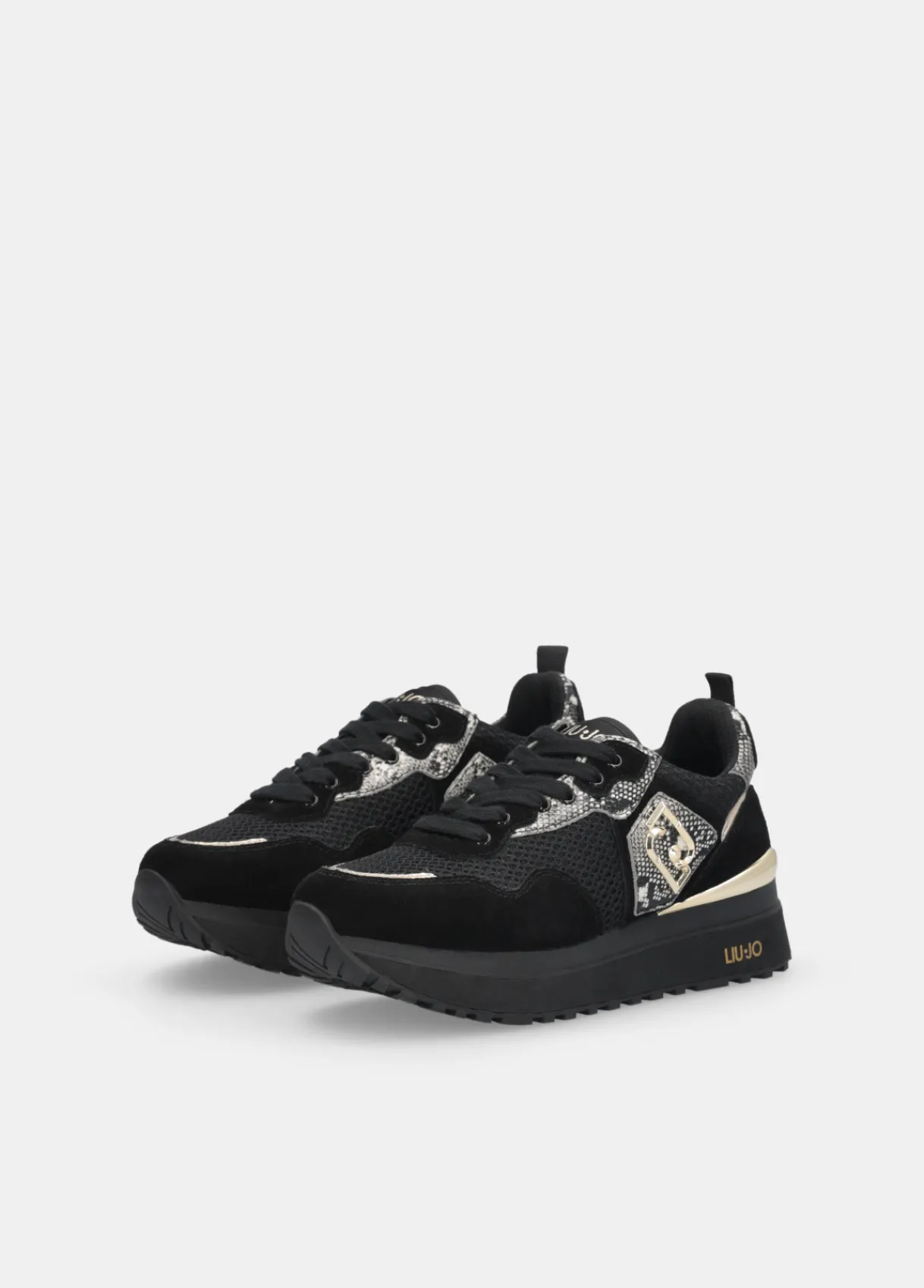 Liu Jo Sneakers à plateforme avec détails python|Femme Sneakers