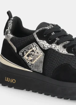 Liu Jo Sneakers à plateforme avec détails python|Femme Sneakers