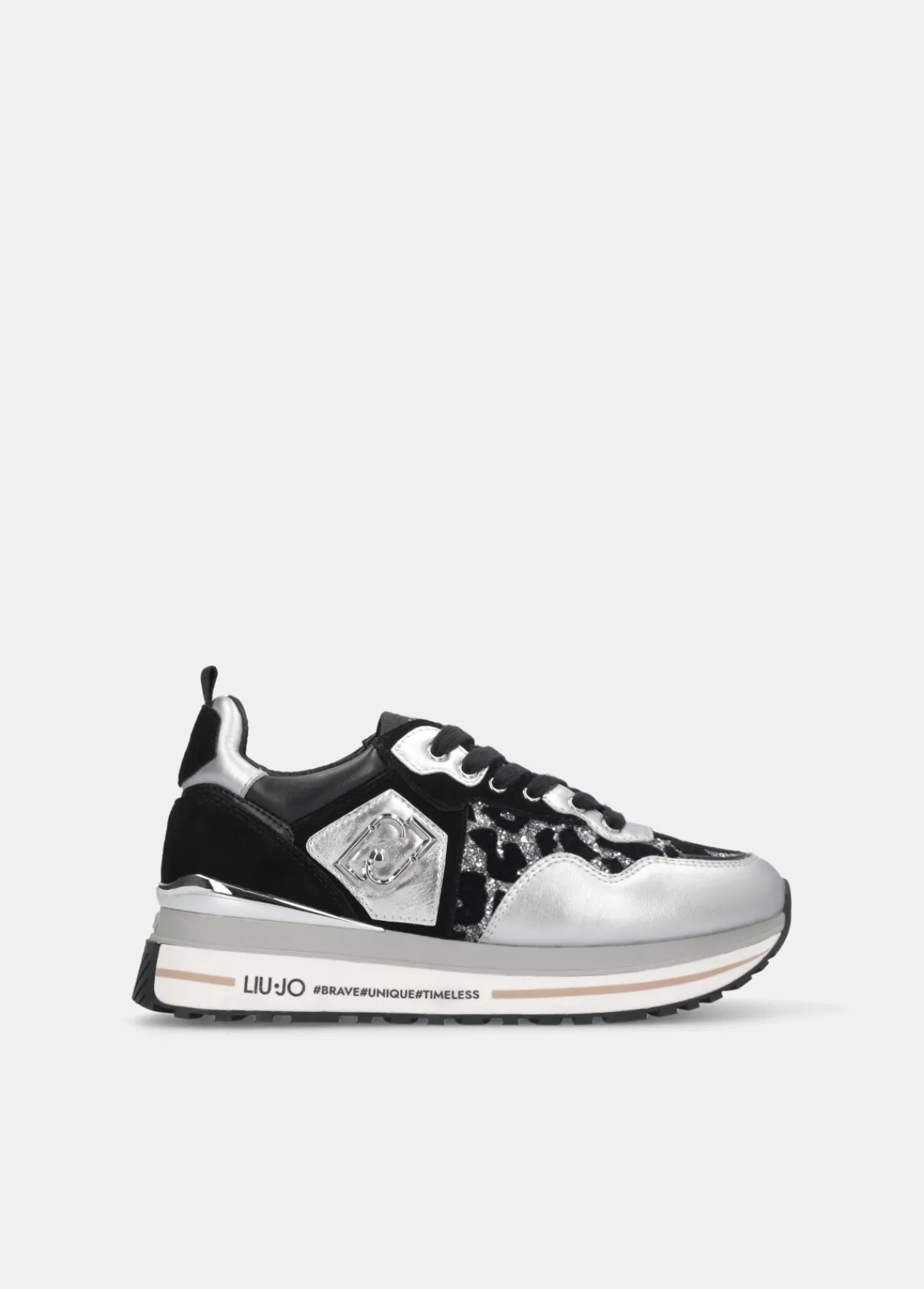 Liu Jo Sneakers à plateforme brillantes avec imprimé animalier|Femme Sneakers