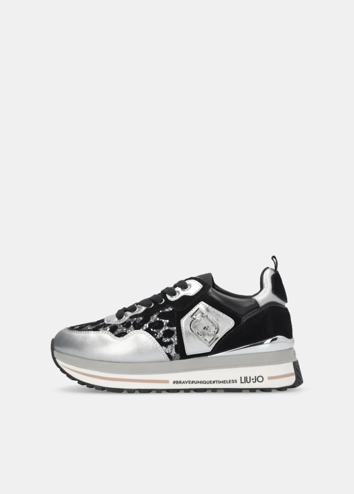 Liu Jo Sneakers à plateforme brillantes avec imprimé animalier|Femme Sneakers