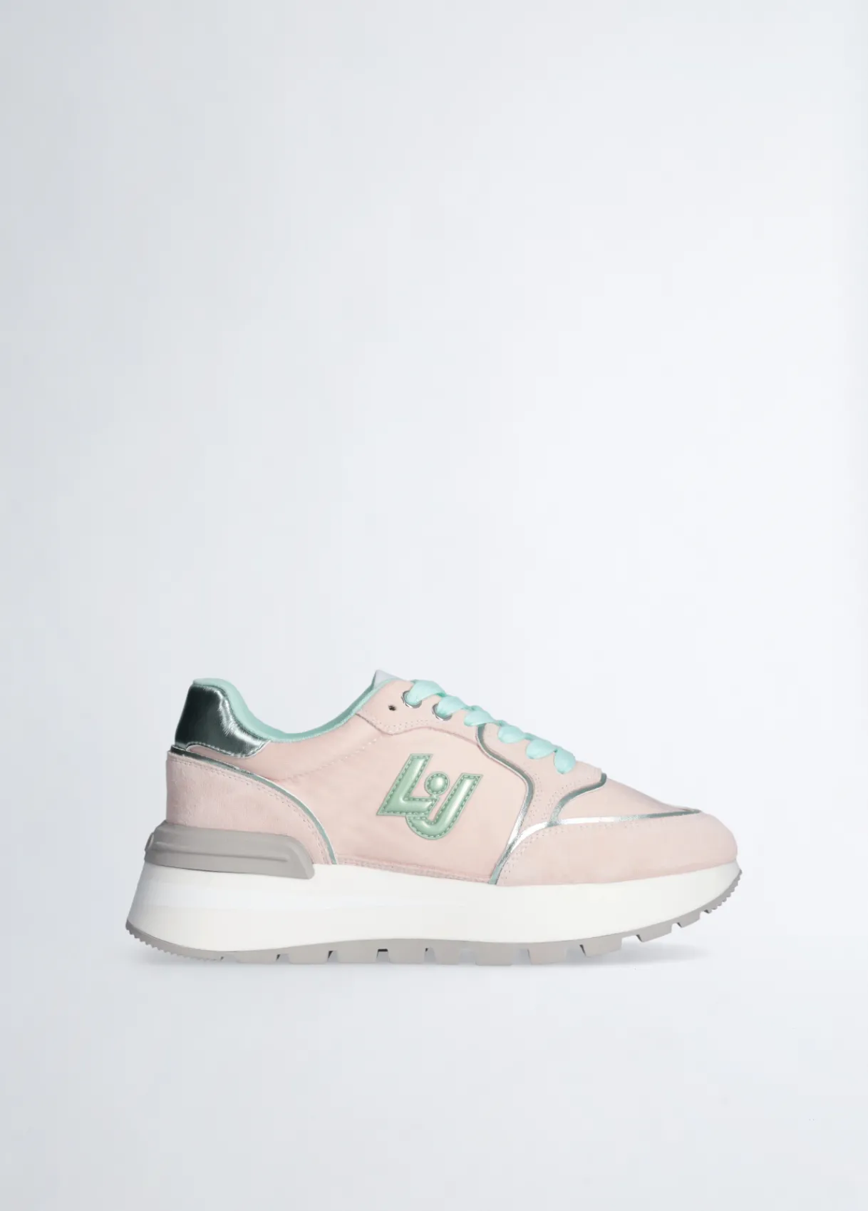 Liu Jo Sneakers à plateforme en daim et nylon|Femme Sneakers