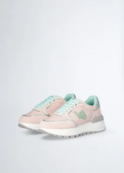 Liu Jo Sneakers à plateforme en daim et nylon|Femme Sneakers
