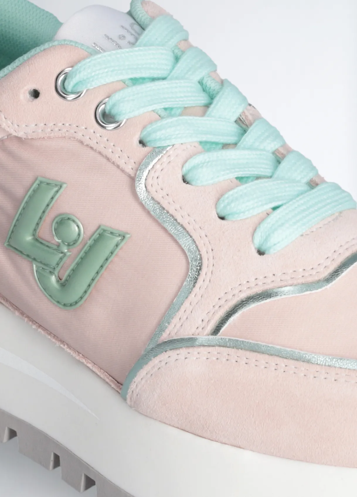 Liu Jo Sneakers à plateforme en daim et nylon|Femme Sneakers
