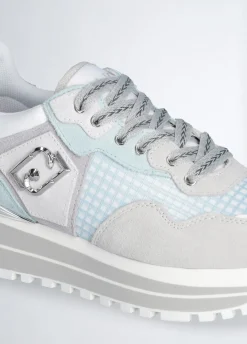 Liu Jo Sneakers à plateforme en daim et maille filet|Femme Sneakers