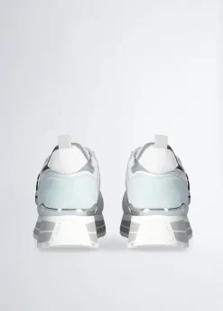 Liu Jo Sneakers à plateforme en daim et maille filet|Femme Sneakers