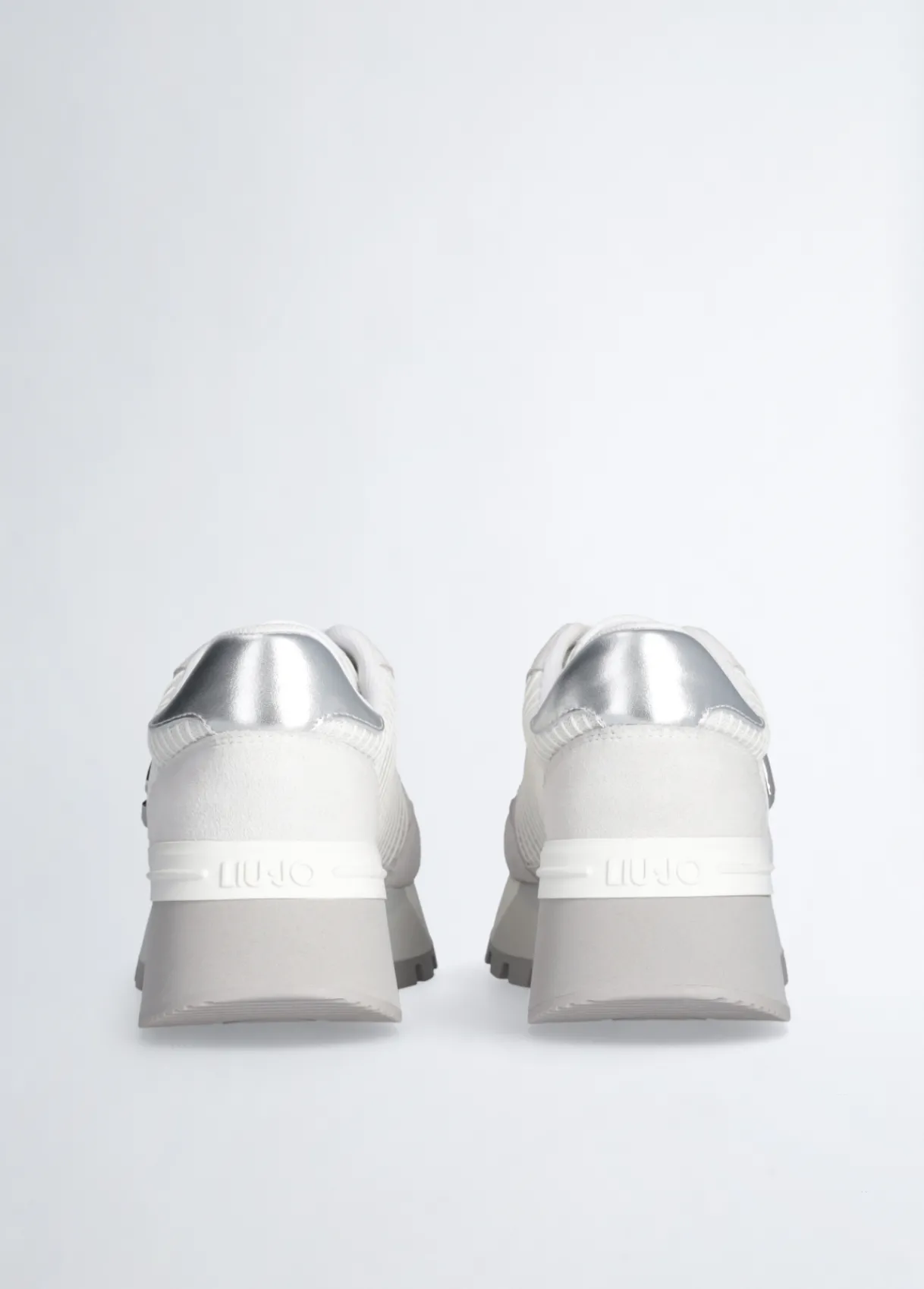 Liu Jo Sneakers à plateforme en daim et maille filet|Femme Sneakers