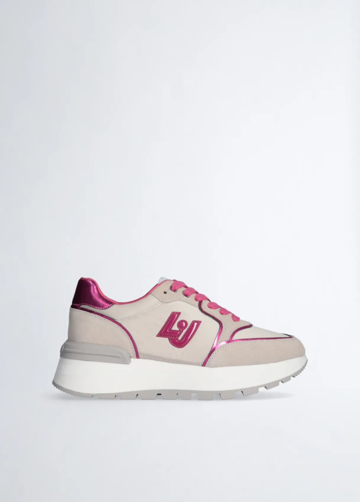 Liu Jo Sneakers à plateforme en daim et nylon|Femme Sneakers