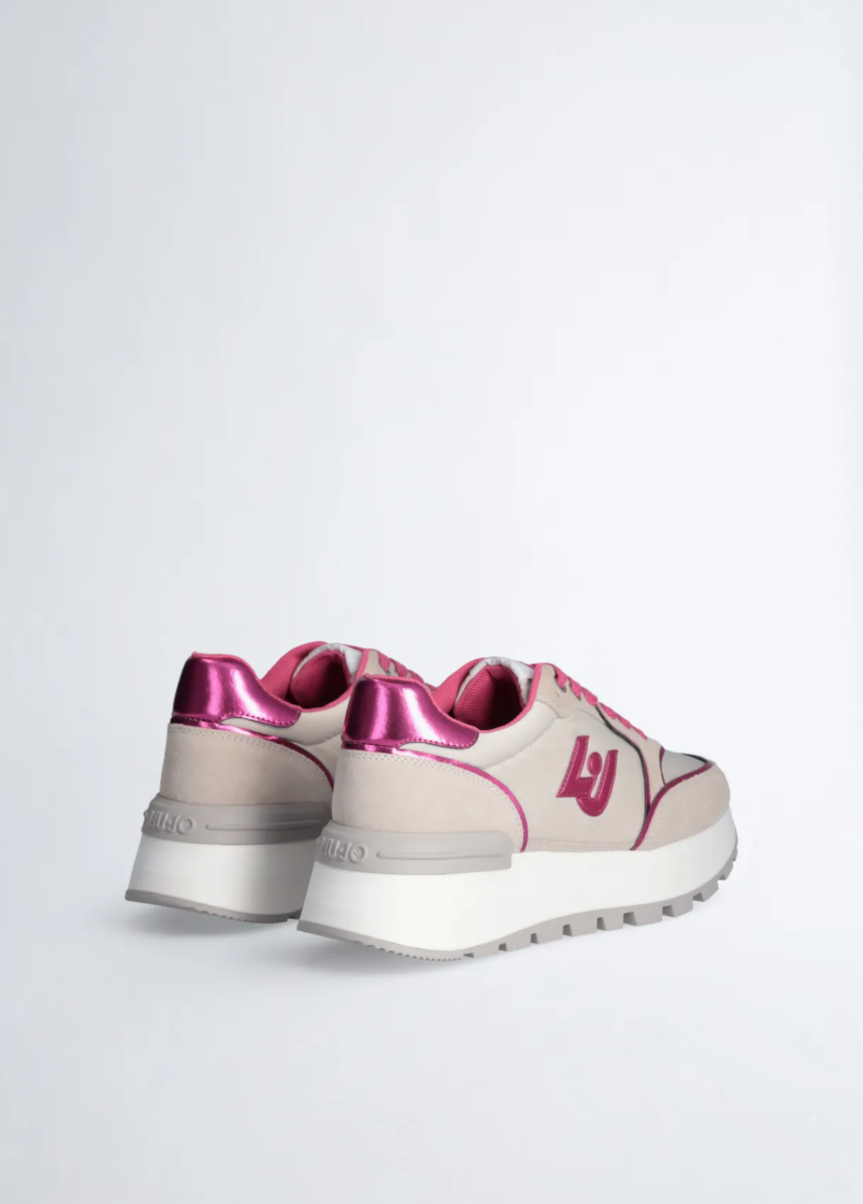 Liu Jo Sneakers à plateforme en daim et nylon|Femme Sneakers