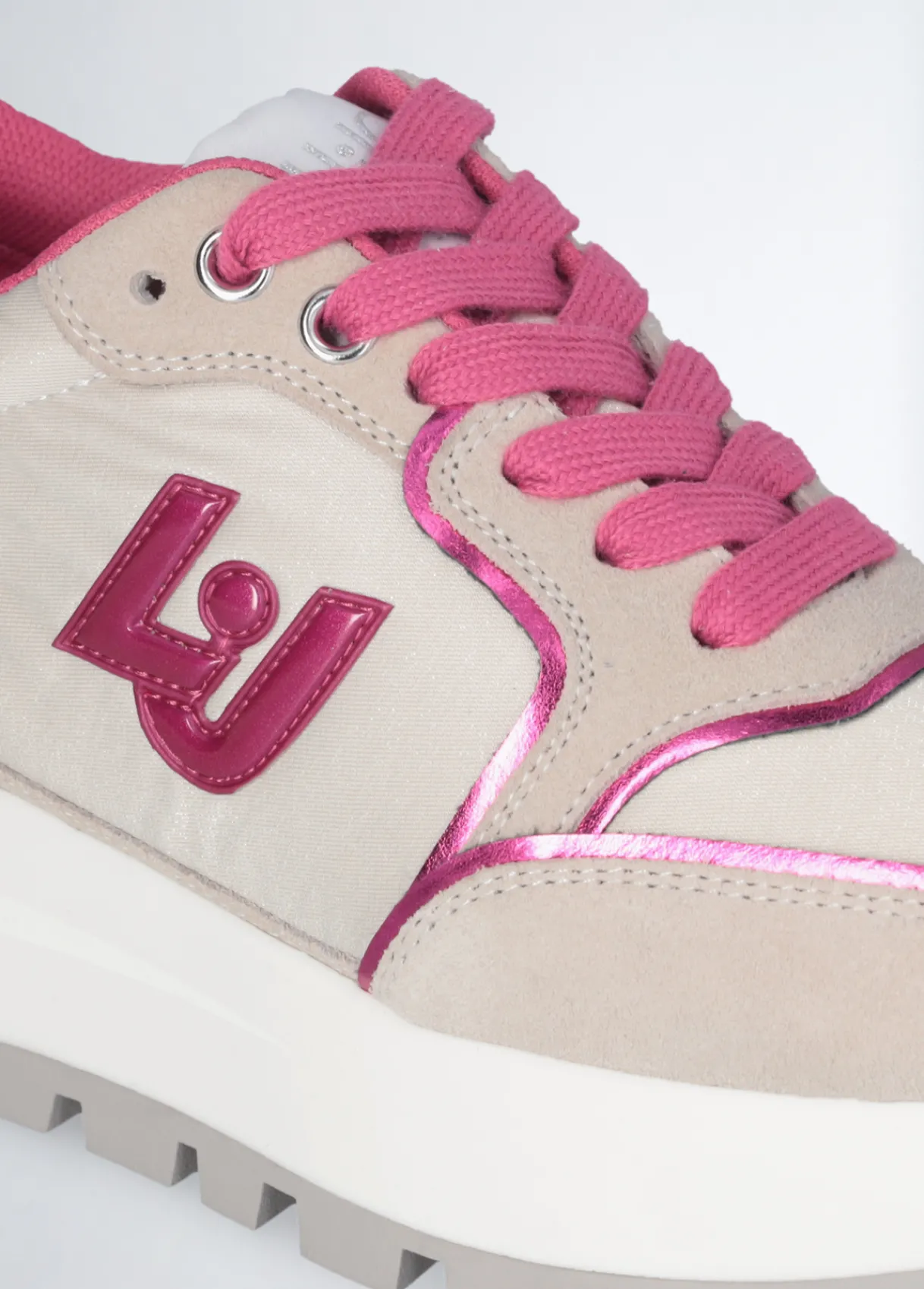 Liu Jo Sneakers à plateforme en daim et nylon|Femme Sneakers
