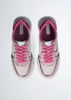 Liu Jo Sneakers à plateforme en daim et nylon|Femme Sneakers