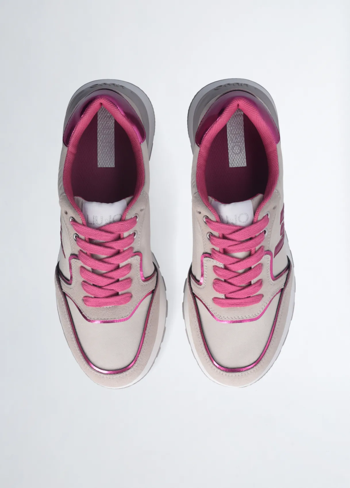 Liu Jo Sneakers à plateforme en daim et nylon|Femme Sneakers