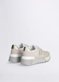 Liu Jo Sneakers à plateforme en daim et maille filet|Femme Sneakers