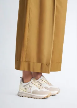 Liu Jo Sneakers à plateforme en daim et maille filet|Femme Sneakers