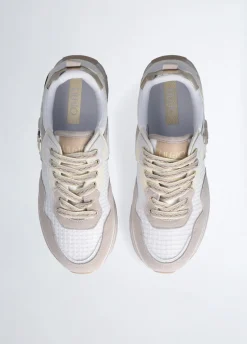 Liu Jo Sneakers à plateforme en daim et maille filet|Femme Sneakers