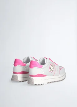 Liu Jo Sneakers à plateforme en daim et maille filet|Femme Sneakers