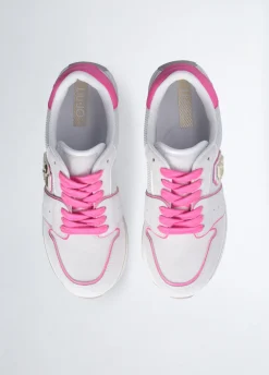 Liu Jo Sneakers à plateforme en daim et maille filet|Femme Sneakers