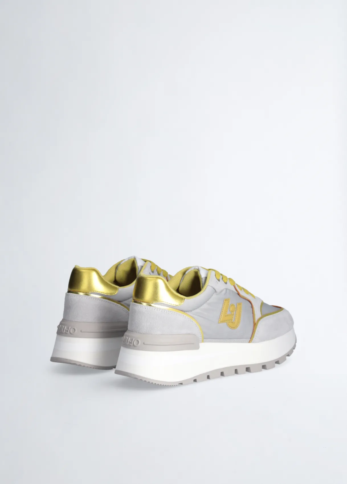 Liu Jo Sneakers à plateforme en daim et nylon|Femme Sneakers