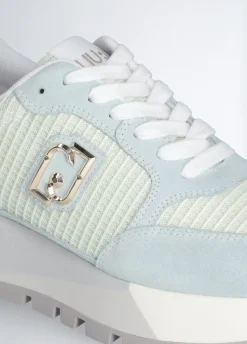 Liu Jo Sneakers à plateforme en daim et maille filet|Femme Sneakers